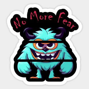 Little Round Monster Sticker